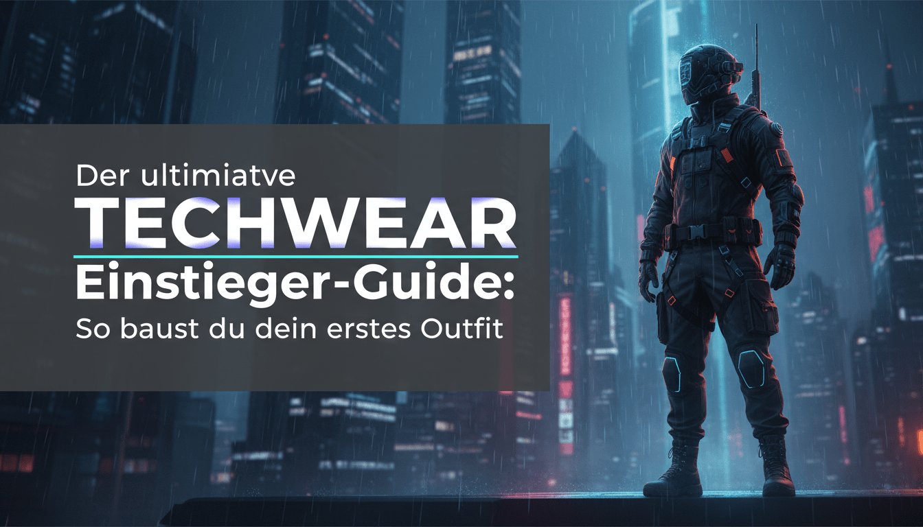 Der ultimative Techwear Einsteiger-Guide: So baust du dein erstes Outfit - Naschkater