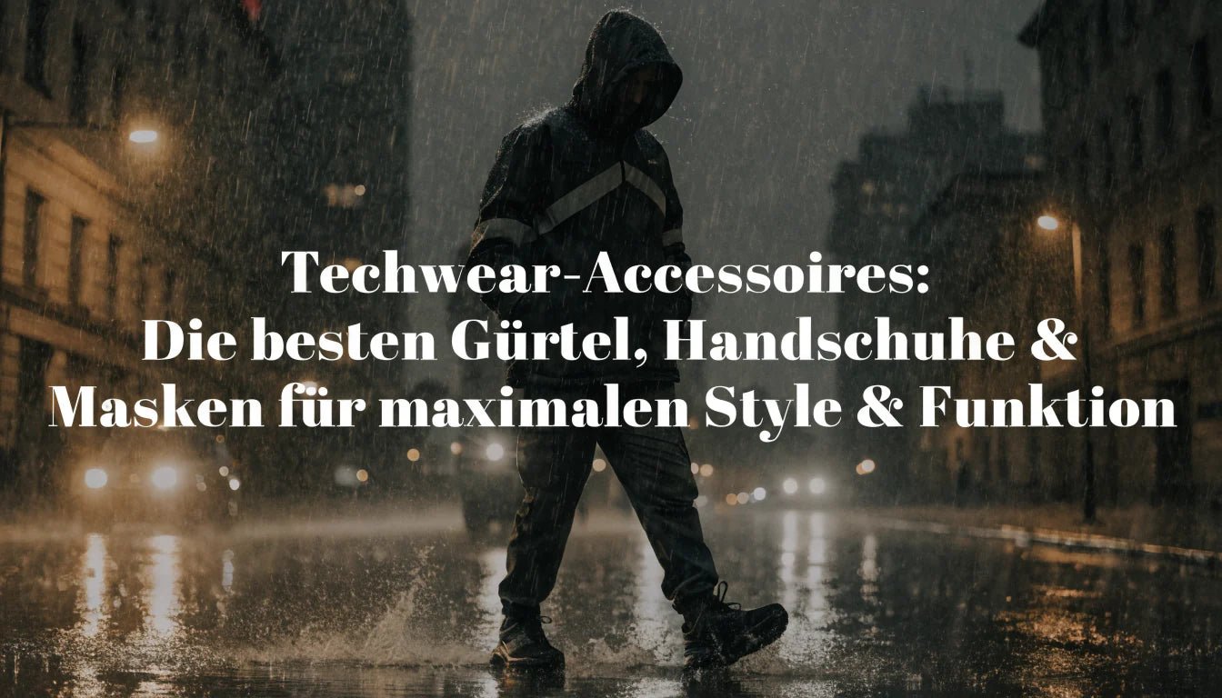 Techwear-Accessoires: Die besten Gürtel, Handschuhe & Masken für maximalen Style & Funktion - Naschkater