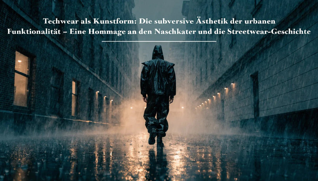 Techwear als Kunstform: Die subversive Ästhetik der urbanen Funktionalität – Eine Hommage an den Naschkater und die Streetwear-Geschichte - Naschkater