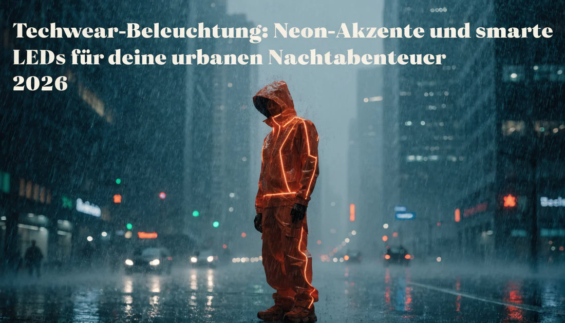 Techwear-Beleuchtung: Neon-Akzente und smarte LEDs für deine urbanen Nachtabenteuer 2026