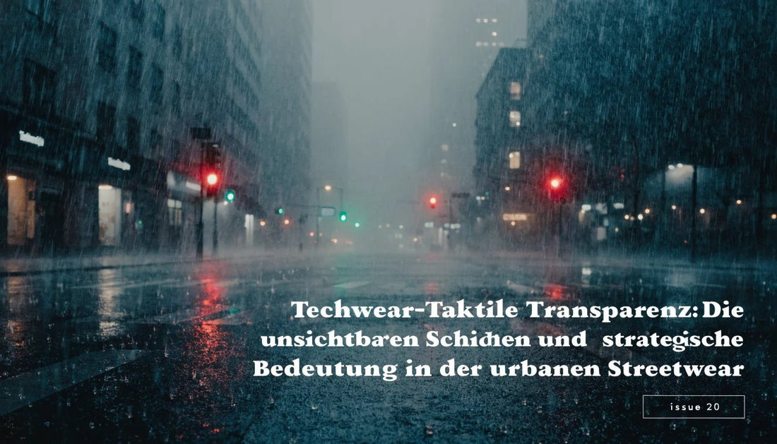 Techwear-Taktile Transparenz: Die unsichtbaren Schichten und ihre strategische Bedeutung in der urbanen Streetwear - Naschkater