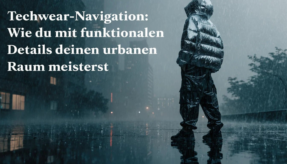 Techwear-Navigation: Wie du mit funktionalen Details deinen urbanen Raum meisterst - Naschkater