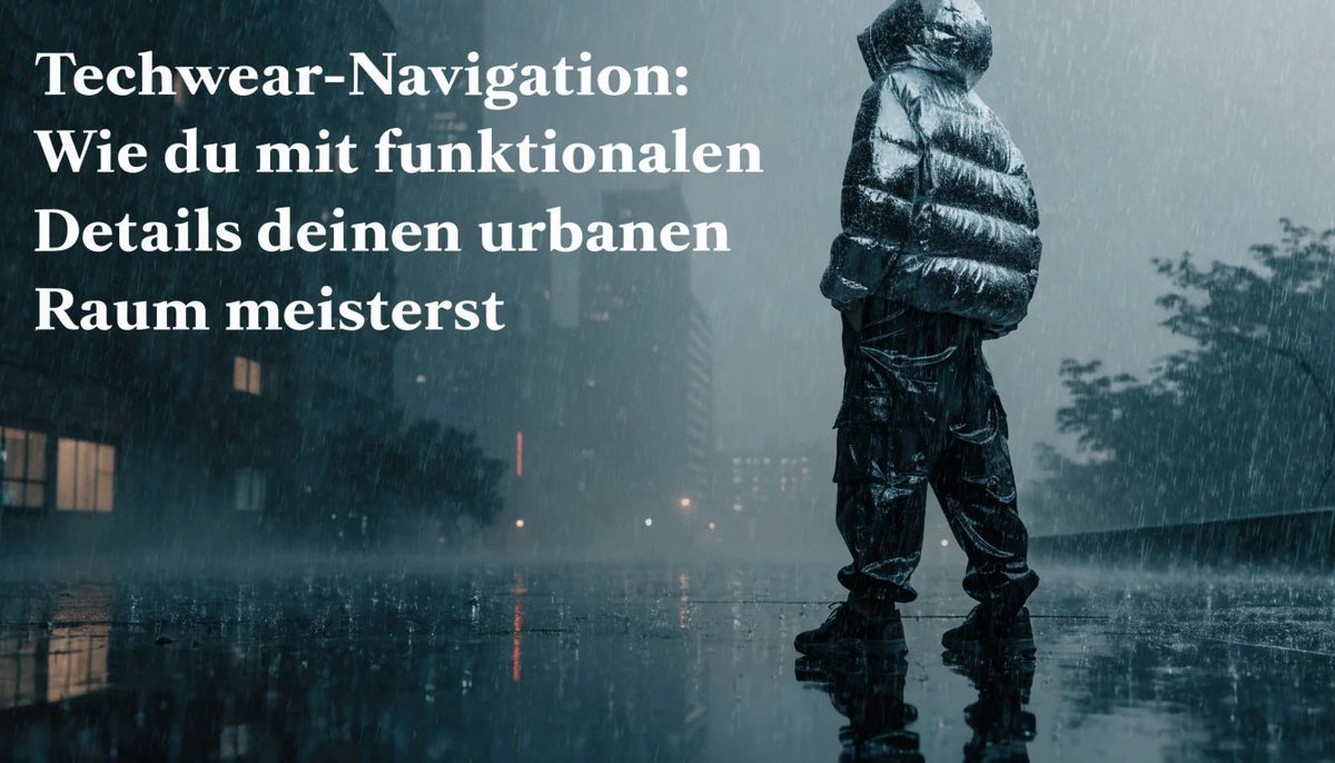 Techwear-Navigation: Wie du mit funktionalen Details deinen urbanen Raum meisterst - Naschkater