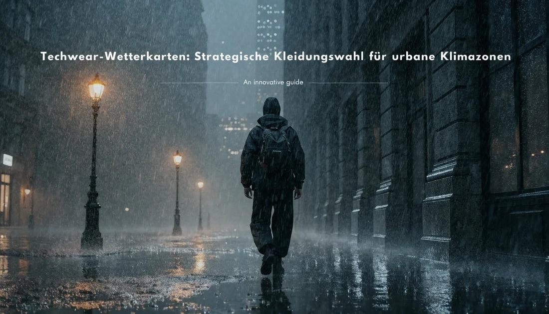 Techwear-Wetterkarten: Strategische Kleidungswahl für urbane Klimazonen - Naschkater
