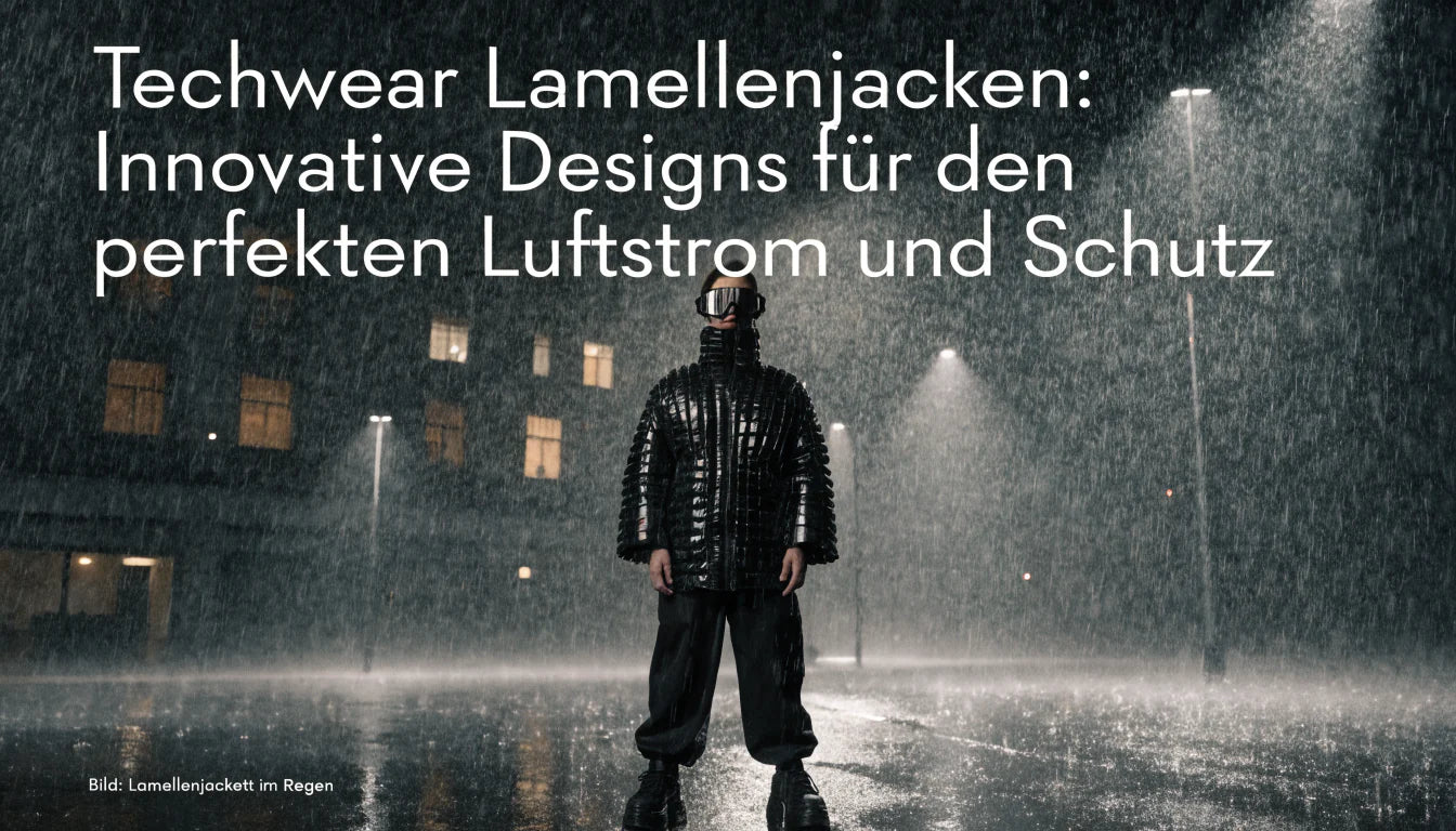 Techwear Lamellenjacken: Innovative Designs für den perfekten Luftstrom und Schutz