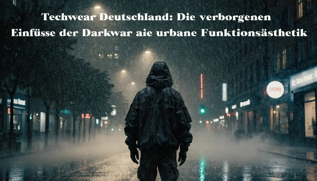 Techwear Deutschland: Die verborgenen Einflüsse der Darkwear auf die urbane Funktionsästhetik - Naschkater