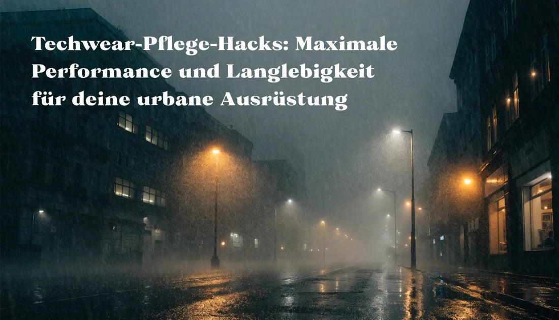 Techwear-Pflege-Hacks: Maximale Performance und Langlebigkeit für deine urbane Ausrüstung - Naschkater