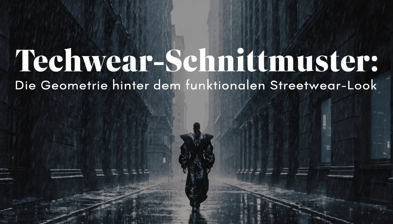 Techwear-Schnittmuster: Die Geometrie hinter dem funktionalen Streetwear-Look - Naschkater