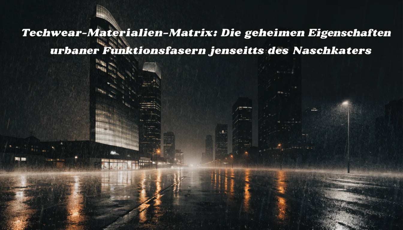 Techwear-Materialien-Matrix: Die geheimen Eigenschaften urbaner Funktionsfasern jenseits des Naschkaters