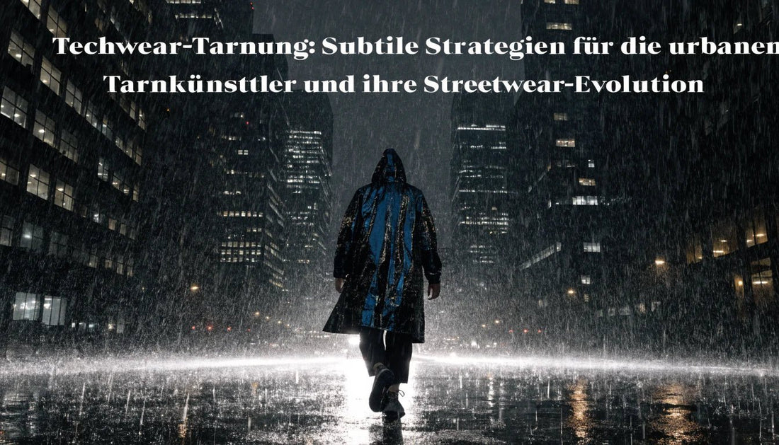 Techwear-Tarnung: Subtile Strategien für die urbanen Tarnkünstler und ihre Streetwear-Evolution - Naschkater
