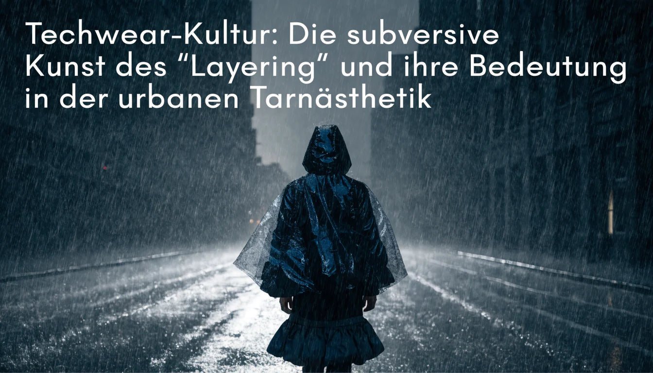 Techwear-Kultur: Die subversive Kunst des "Layering" und ihre Bedeutung in der urbanen Tarnästhetik - Naschkater