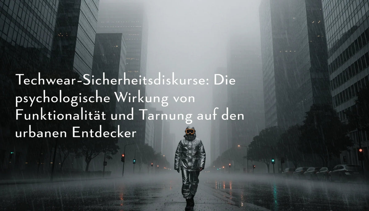 Techwear-Sicherheitsdiskurse: Die psychologische Wirkung von Funktionalität und Tarnung auf den urbanen Entdecker