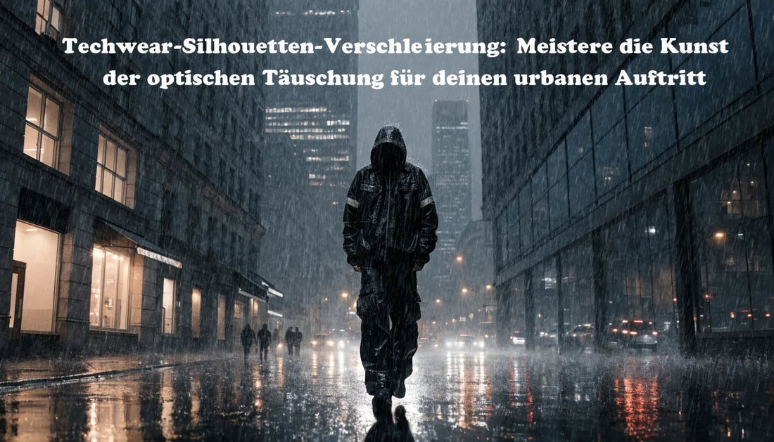 Techwear-Silhouetten-Verschleierung: Meistere die Kunst der optischen Täuschung für deinen urbanen Auftritt - Naschkater