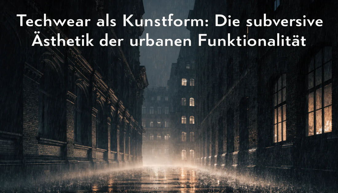 Techwear als Kunstform: Die subversive Ästhetik der urbanen Funktionalität