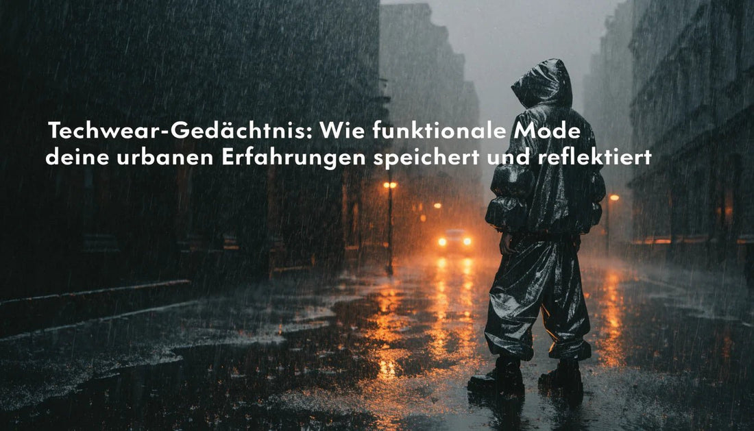 Techwear-Gedächtnis: Wie funktionale Mode deine urbanen Erfahrungen speichert und reflektiert - Naschkater