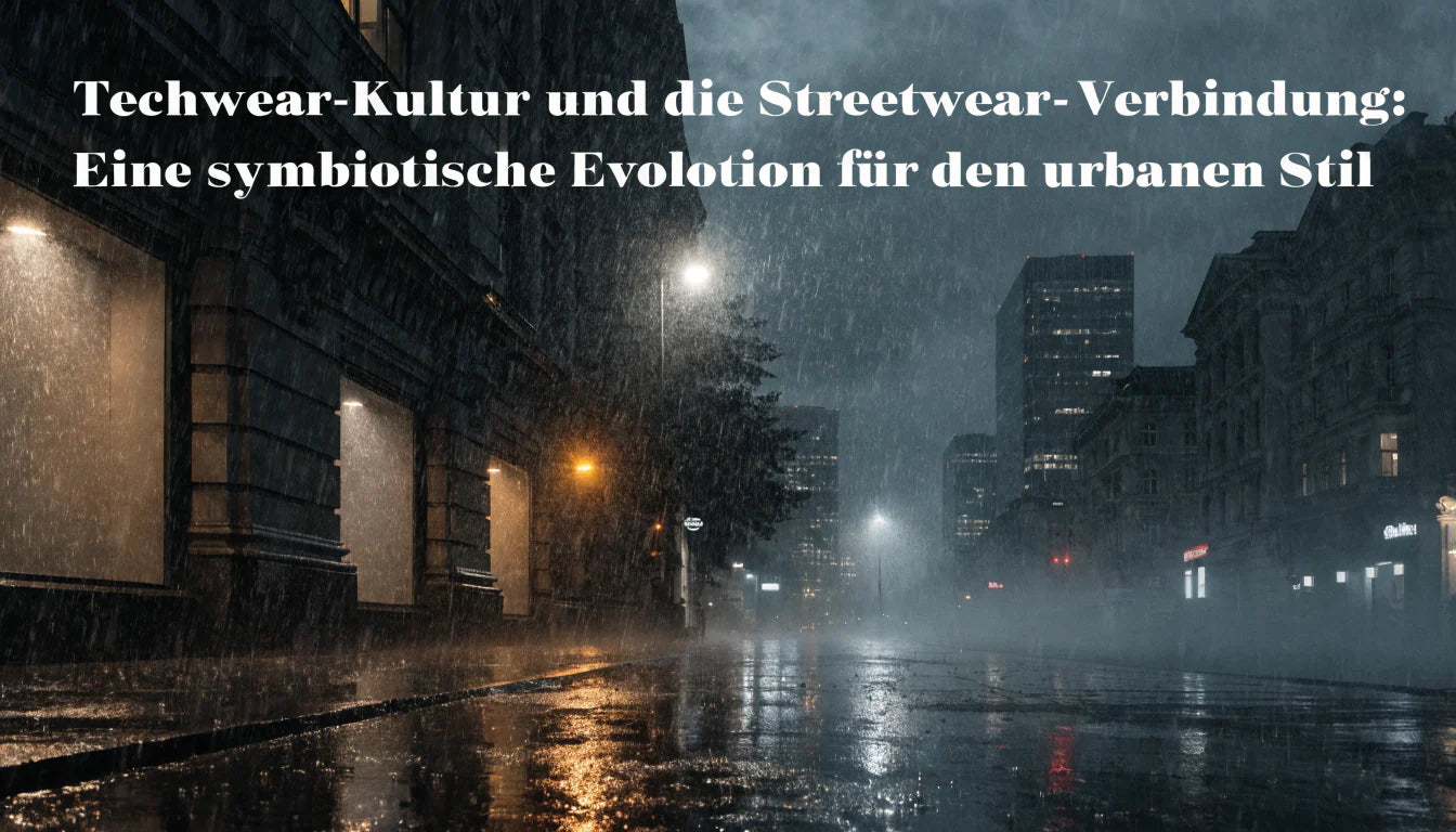 Techwear-Kultur und die Streetwear-Verbindung: Eine symbiotische Evolution für den urbanen Stil