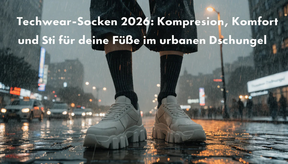 Techwear-Socken 2026: Kompression, Komfort und Stil für deine Füße im urbanen Dschungel