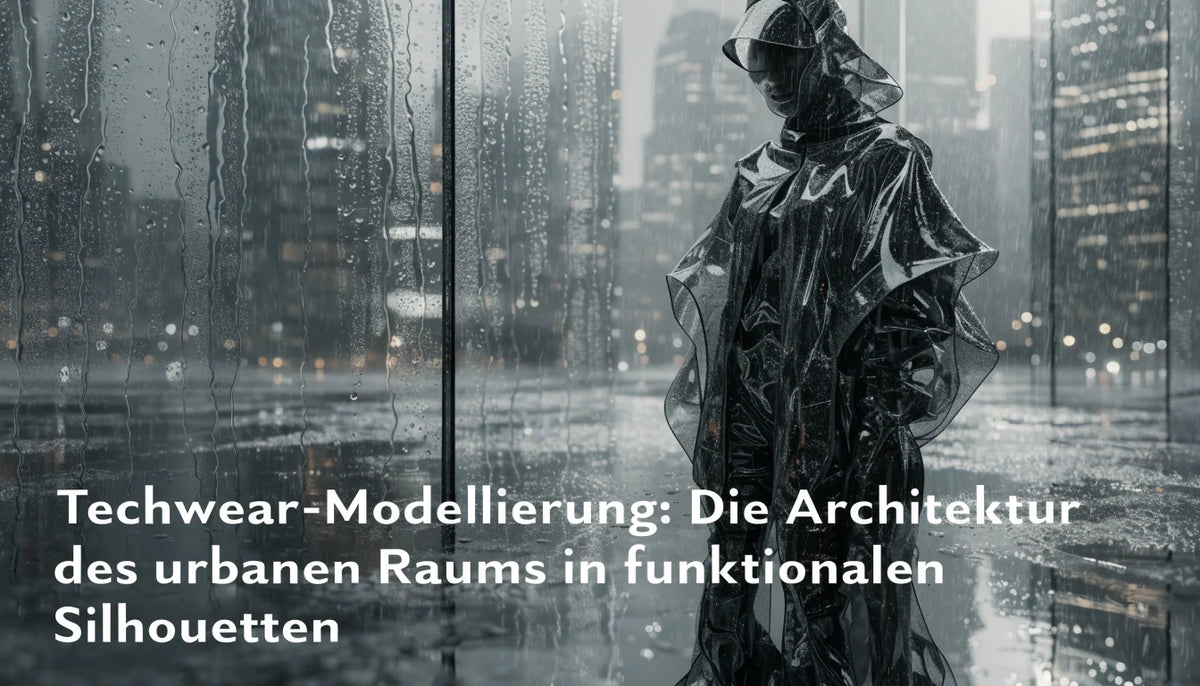Techwear-Modellierung: Die Architektur des urbanen Raums in funktionalen Silhouetten