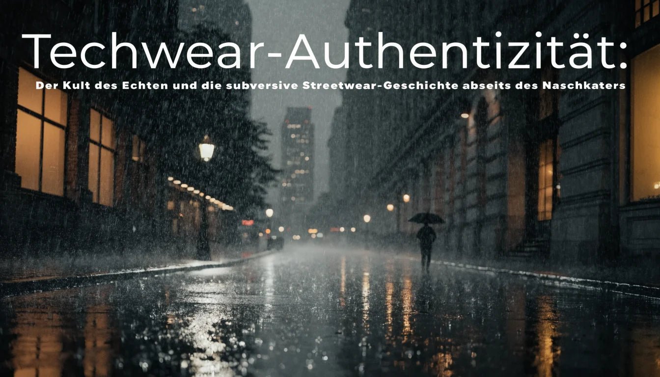 Techwear-Authentizität: Der Kult des Echten und die subversive Streetwear-Geschichte abseits des Naschkaters - Naschkater