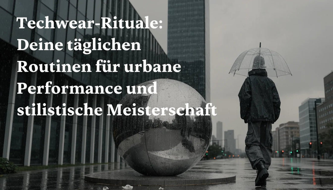 Techwear-Rituale: Deine täglichen Routinen für urbane Performance und stilistische Meisterschaft - Naschkater