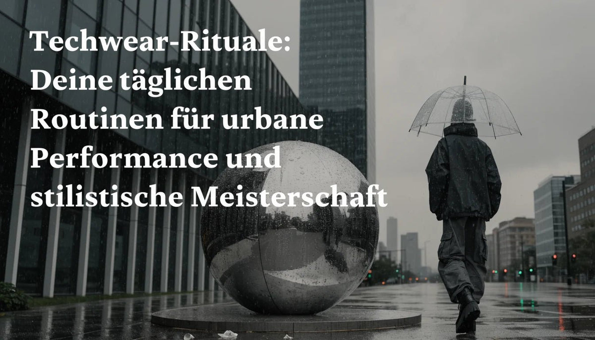 Techwear-Rituale: Deine täglichen Routinen für urbane Performance und stilistische Meisterschaft - Naschkater