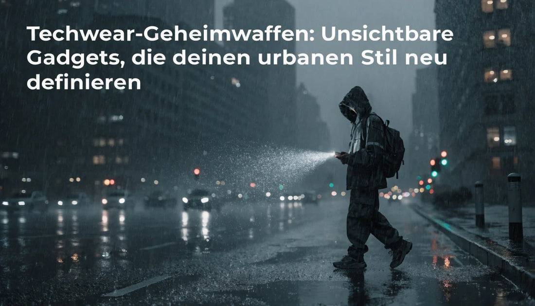 Techwear-Geheimwaffen: Unsichtbare Gadgets, die deinen urbanen Stil neu definieren - Naschkater