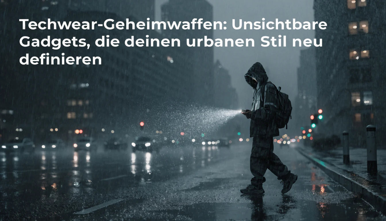 Techwear-Geheimwaffen: Unsichtbare Gadgets, die deinen urbanen Stil neu definieren
