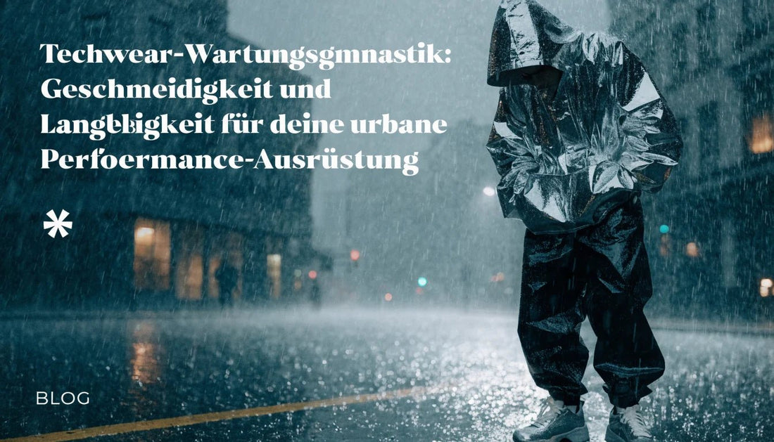 Techwear-Wartungsgymnastik: Geschmeidigkeit und Langlebigkeit für deine urbane Performance-Ausrüstung - Naschkater