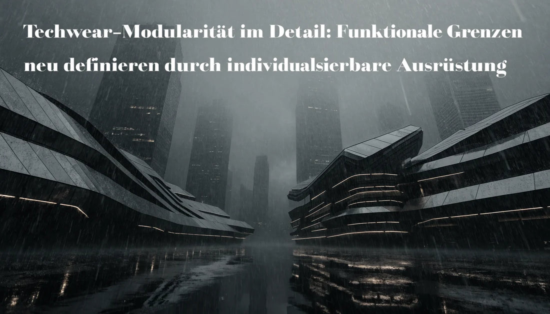 Techwear-Modularität im Detail: Funktionale Grenzen neu definieren durch individualisierbare Ausrüstung - Naschkater