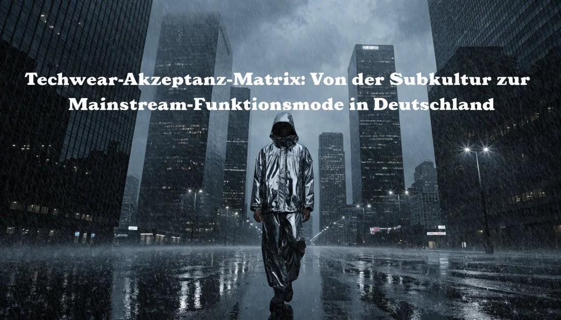 Techwear-Akzeptanz-Matrix: Von der Subkultur zur Mainstream-Funktionsmode in Deutschland - Naschkater
