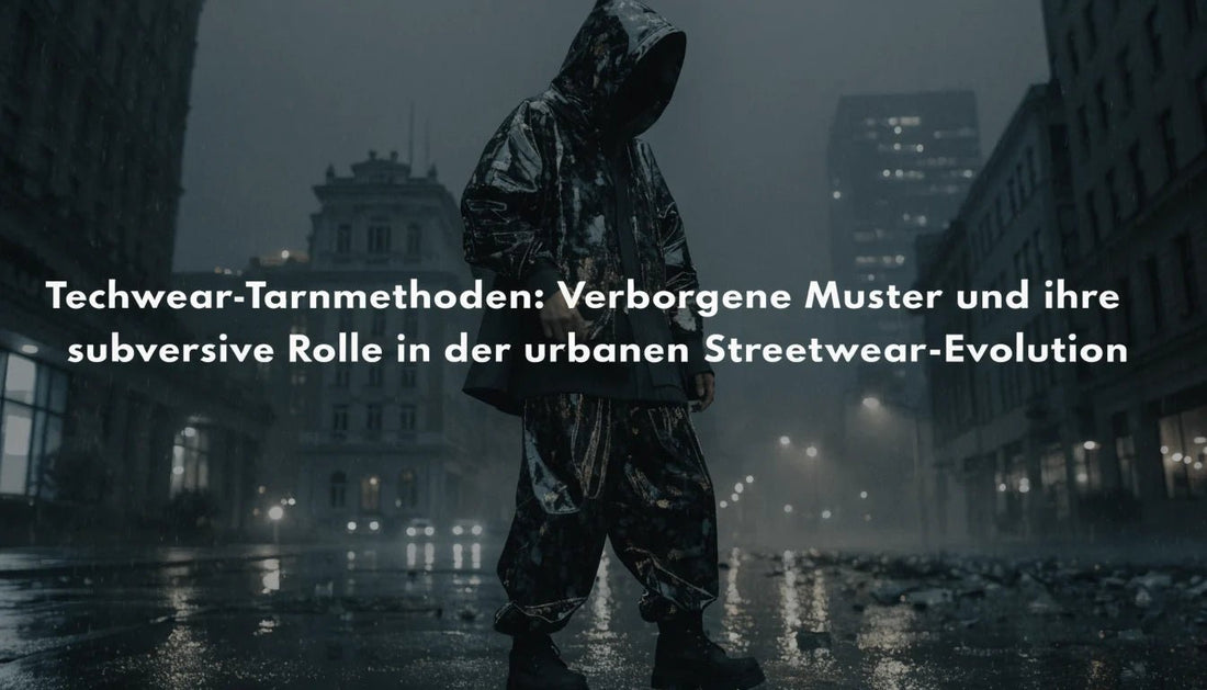 Techwear-Tarnmethoden: Verborgene Muster und ihre subversive Rolle in der urbanen Streetwear-Evolution - Naschkater