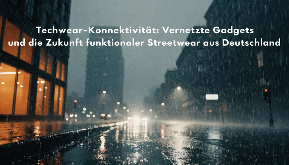 Techwear-Konnektivität: Vernetzte Gadgets und die Zukunft funktionaler Streetwear aus Deutschland - Naschkater