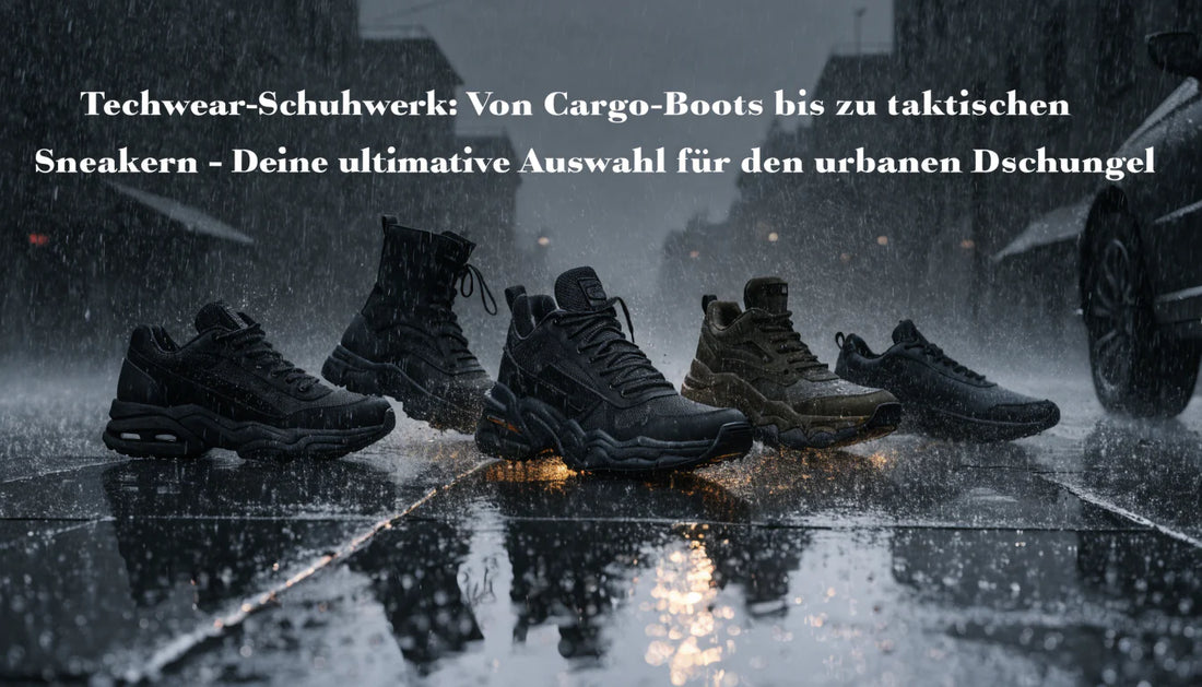Techwear-Schuhwerk: Von Cargo-Boots bis zu taktischen Sneakern – Deine ultimative Auswahl für den urbanen Dschungel