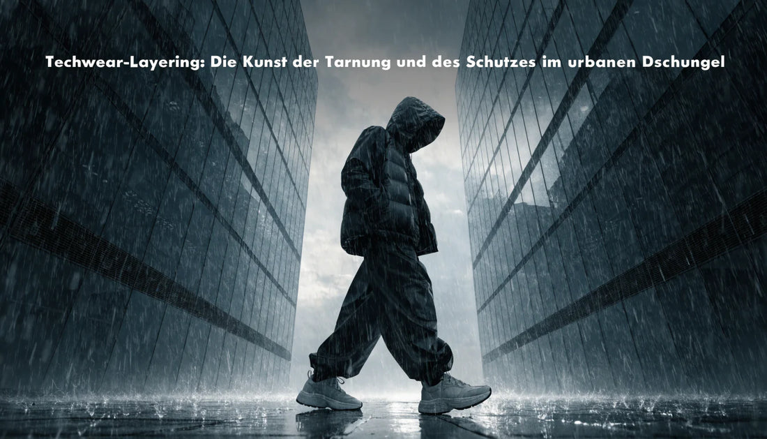Techwear-Layering: Die Kunst der Tarnung und des Schutzes im urbanen Dschungel