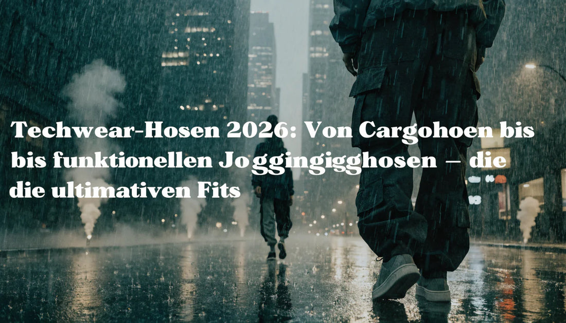 Techwear-Hosen 2026: Von Cargohosen bis funktionellen Jogginghosen – die ultimativen Fits
