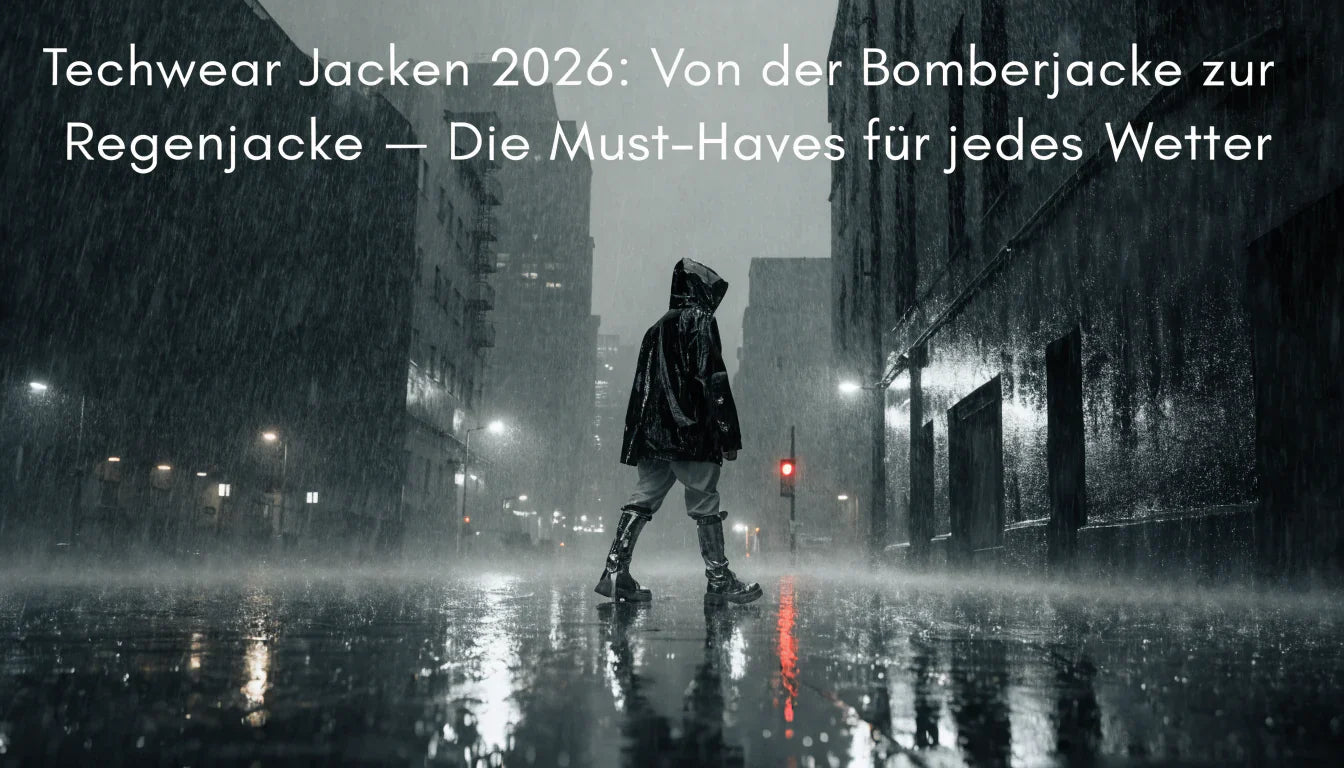 Techwear Jacken 2026: Von der Bomberjacke zur Regenjacke – Die Must-Haves für jedes Wetter