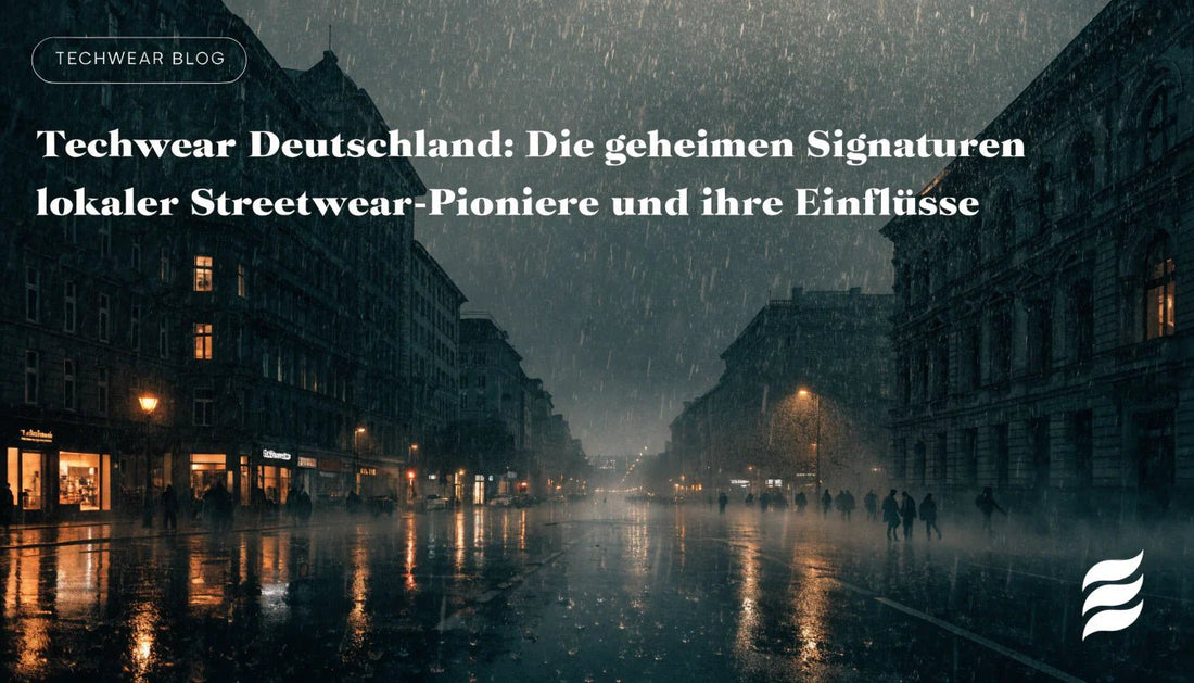 Techwear Deutschland: Die geheimen Signaturen lokaler Streetwear-Pioniere und ihre Einflüsse - Naschkater