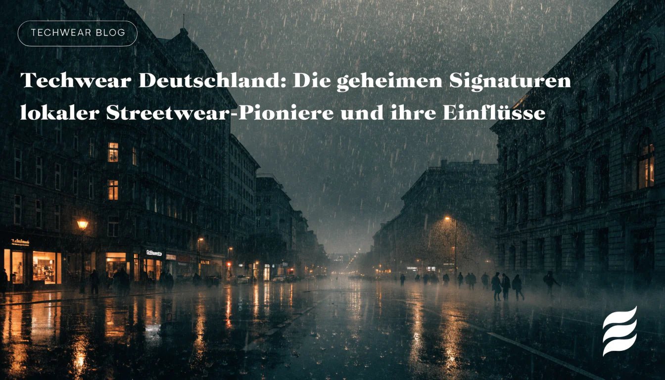 Techwear Deutschland: Die geheimen Signaturen lokaler Streetwear-Pioniere und ihre Einflüsse - Naschkater