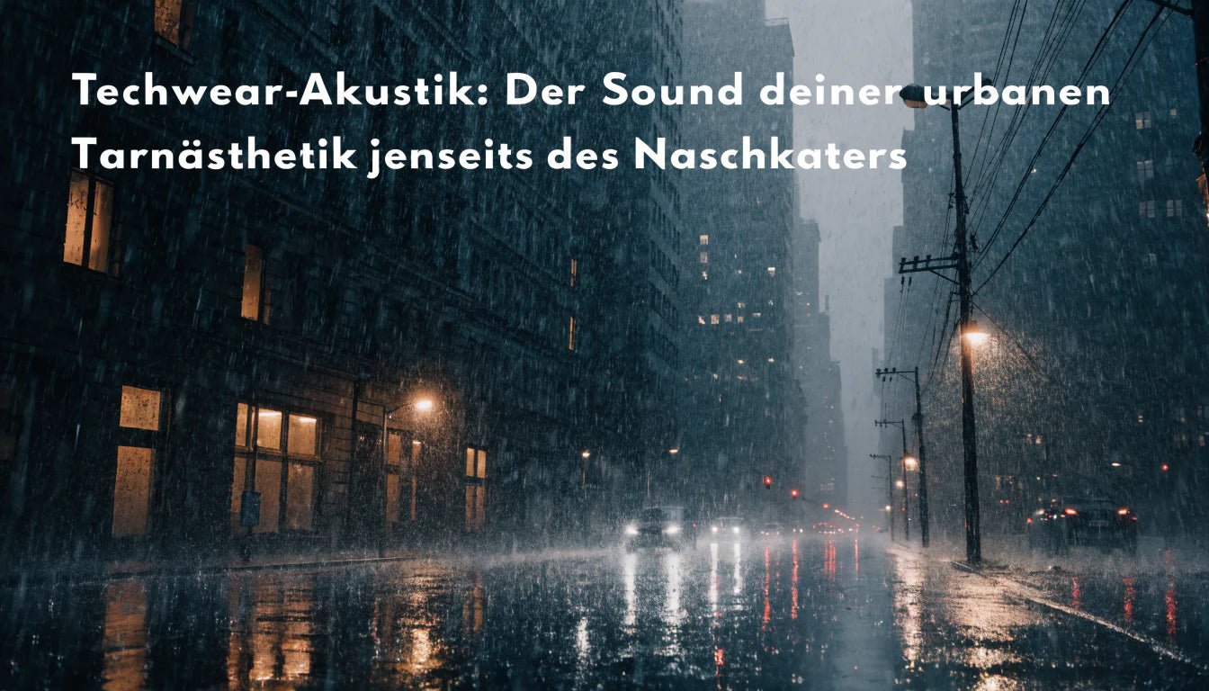 Techwear-Akustik: Der Sound deiner urbanen Tarnästhetik jenseits des Naschkaters - Naschkater