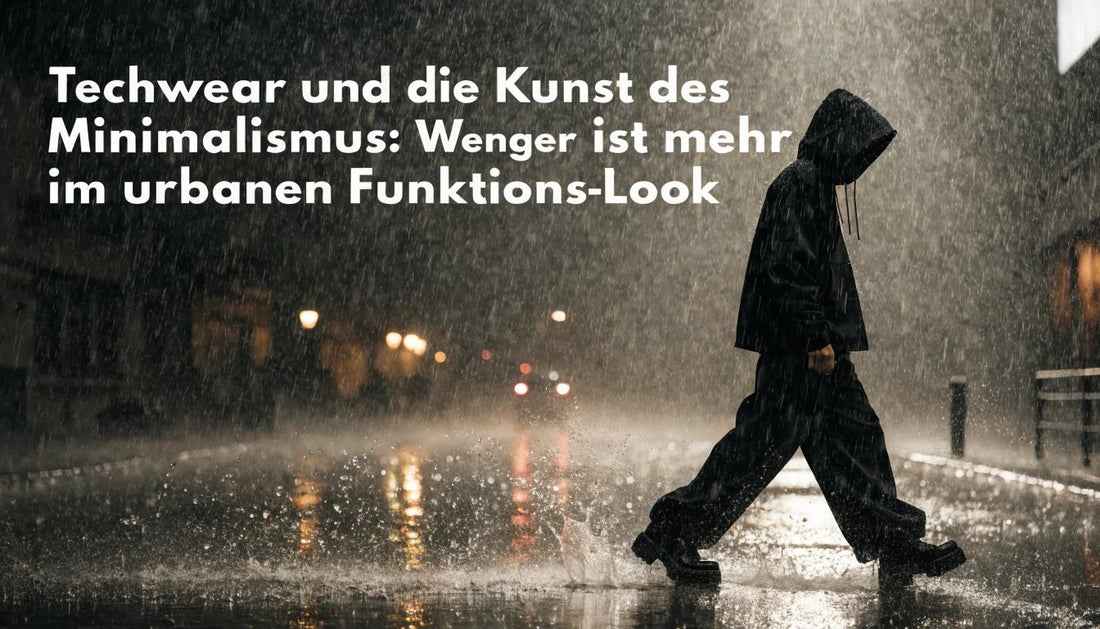 Techwear und die Kunst des Minimalismus: Weniger ist mehr im urbanen Funktions-Look - Naschkater