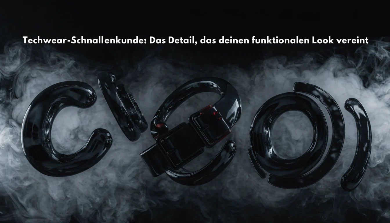 Techwear-Schnallenkunde: Das Detail, das deinen funktionalen Look vereint - Naschkater