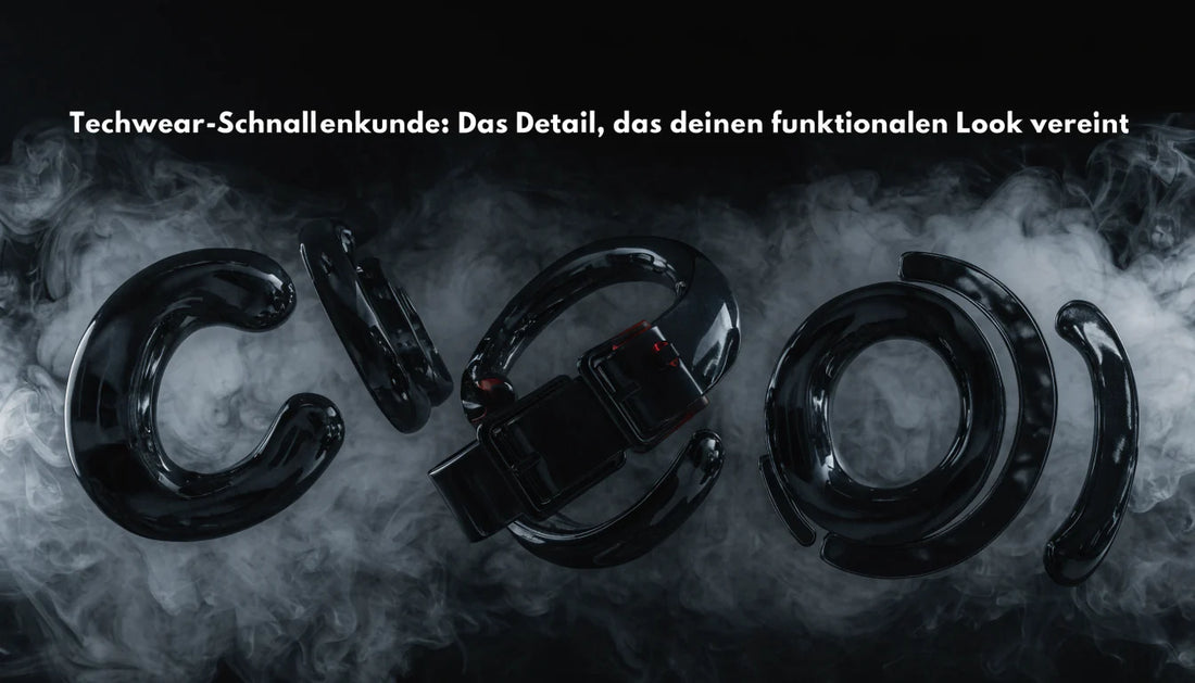 Techwear-Schnallenkunde: Das Detail, das deinen funktionalen Look vereint