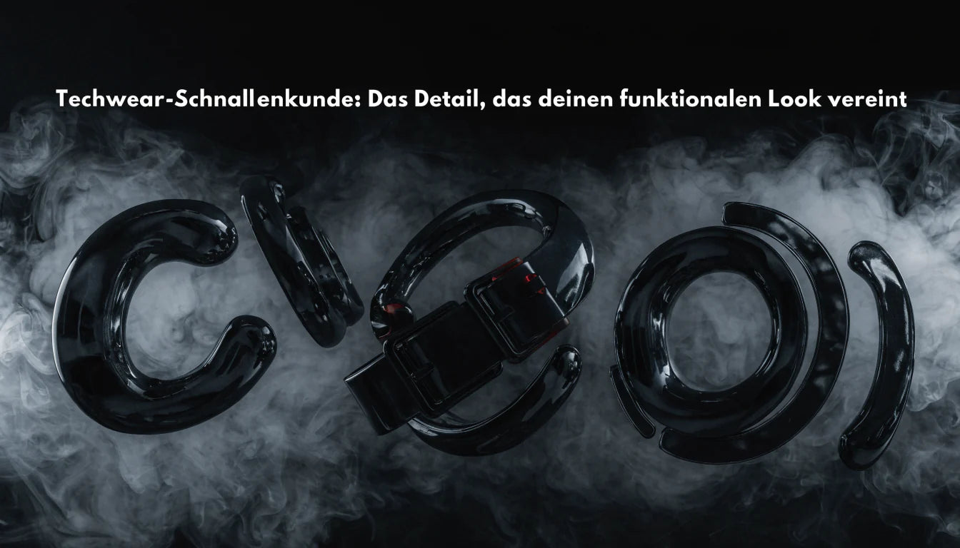 Techwear-Schnallenkunde: Das Detail, das deinen funktionalen Look vereint