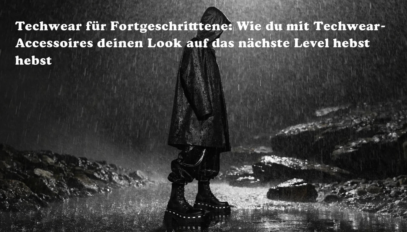 Techwear für Fortgeschrittene: Wie du mit Techwear-Accessoires deinen Look auf das nächste Level hebst