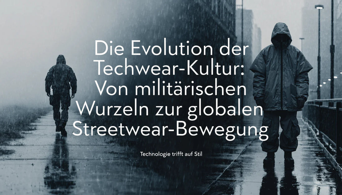 Die Evolution der Techwear-Kultur: Von militärischen Wurzeln zur globalen Streetwear-Bewegung