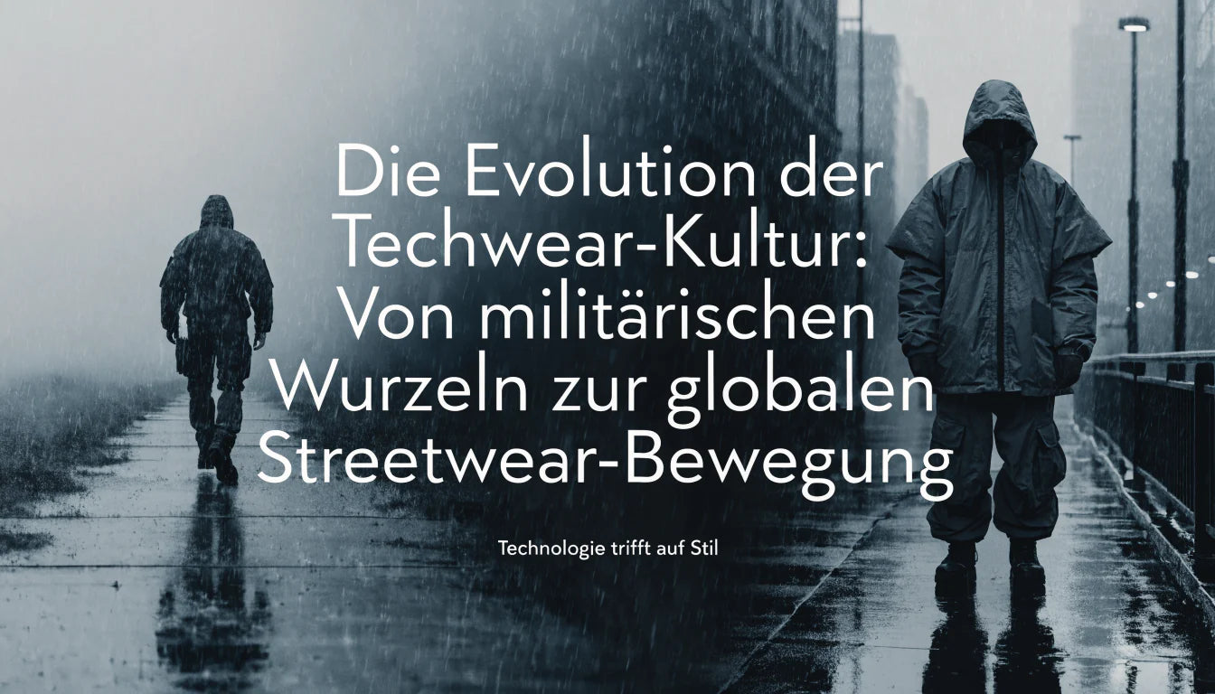 Die Evolution der Techwear-Kultur: Von militärischen Wurzeln zur globalen Streetwear-Bewegung