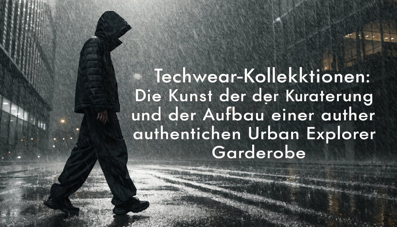 Techwear-Kollektionen: Die Kunst der Kuratierung und der Aufbau einer authentischen Urban Explorer Garderobe - Naschkater