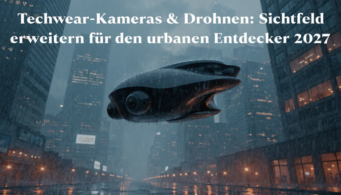 Techwear-Kameras & Drohnen: Sichtfeld erweitern für den urbanen Entdecker 2027
