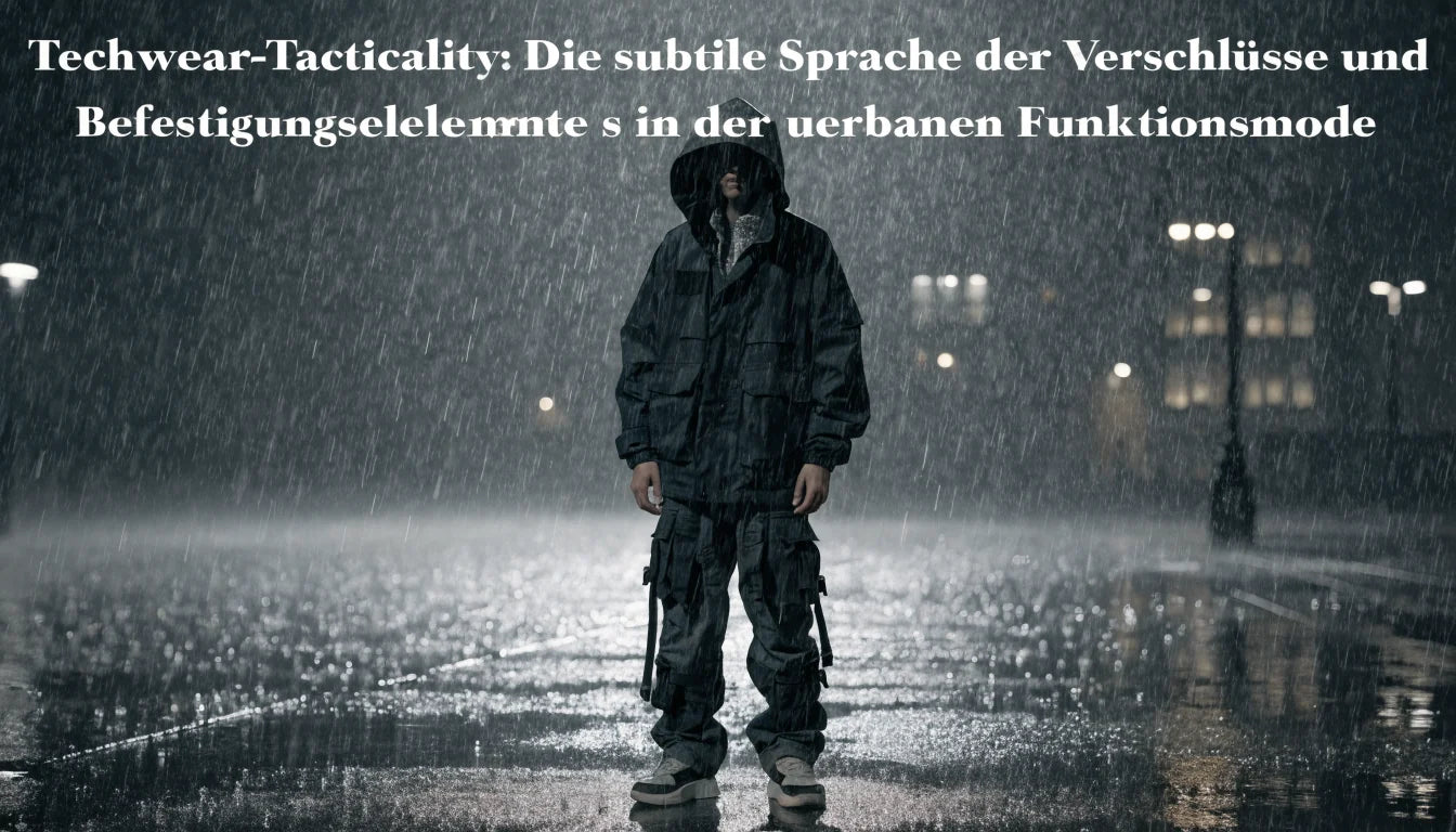 Techwear-Tacticality: Die subtile Sprache der Verschlüsse und Befestigungselemente in der urbanen Funktionsmode - Naschkater