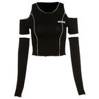 Naschkater X - Ray Crop Top // Techwear Aesthetic - Naschkater